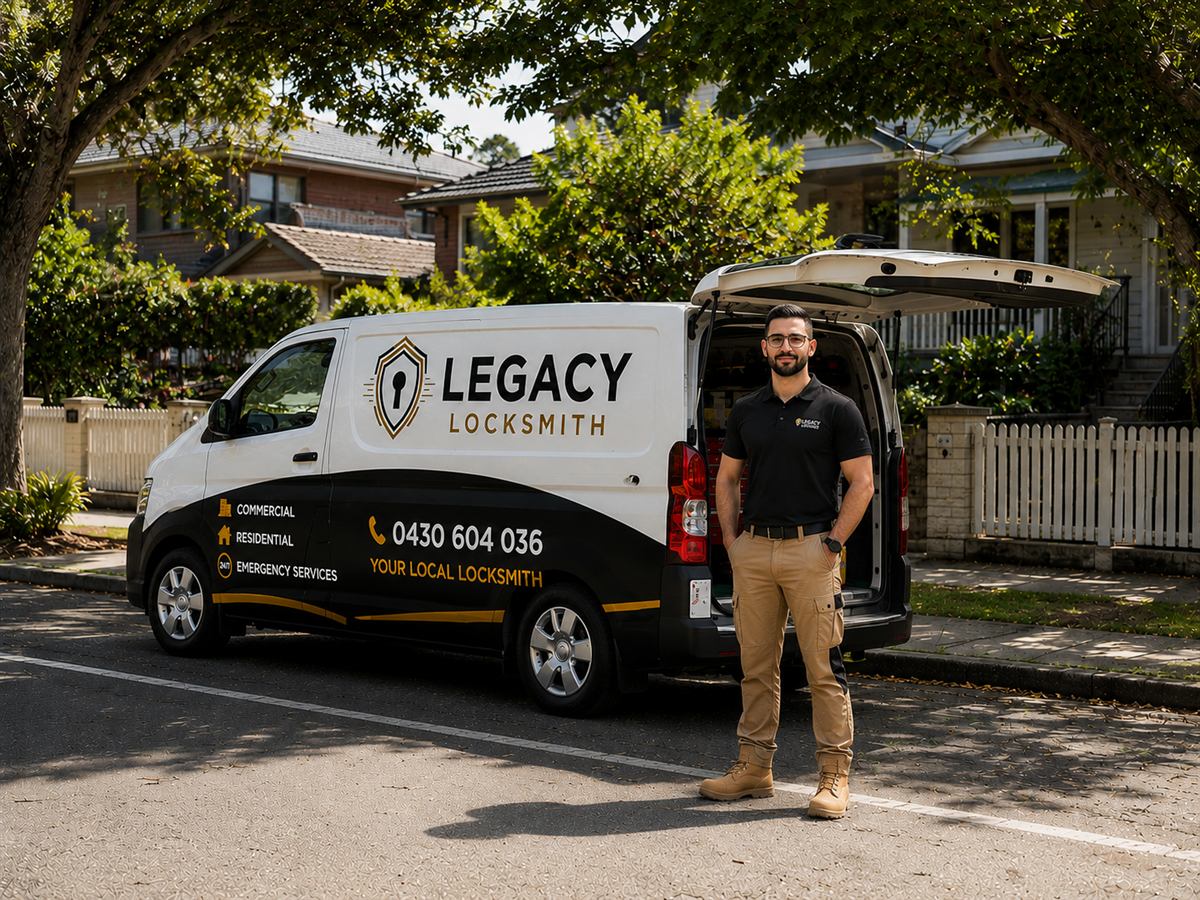 Locksmith attending an emergency call-out